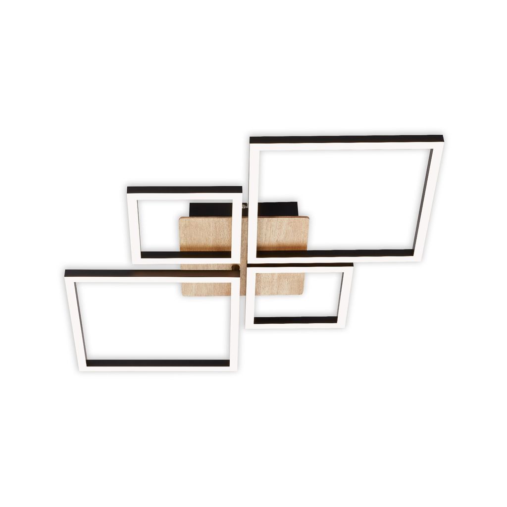 LED Frame 75 cm 2x 44W 4000lm zwart
